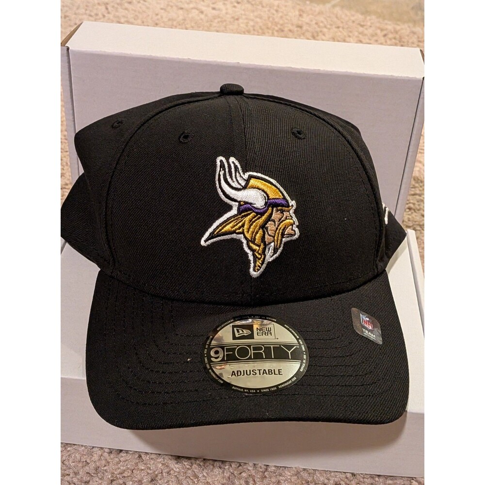 Vikings NFL Ball Cap 9FORTY New Era Hat One Size Stickered